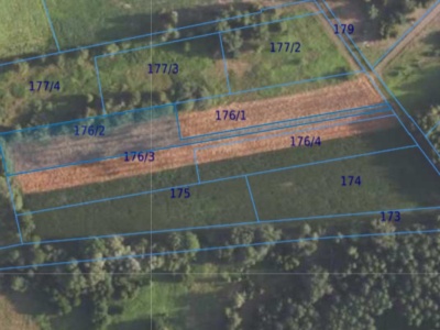 Działka| Grędzina dz 176/2 | 0,3677 ha