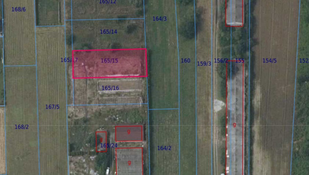 Działka | Pisary dz. 165/15 | 0,1050 ha