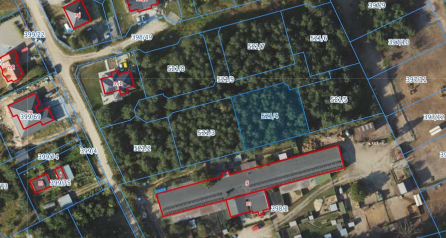 Działka | Bojano dz 521/4 | 0,1018 ha