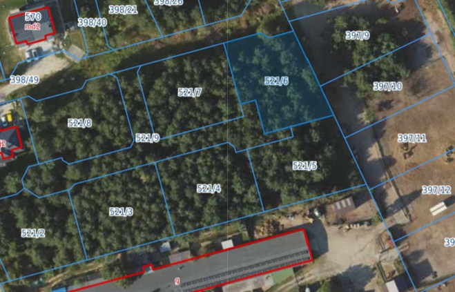 Działka | Bojano dz 521/6 | 0,1020 ha