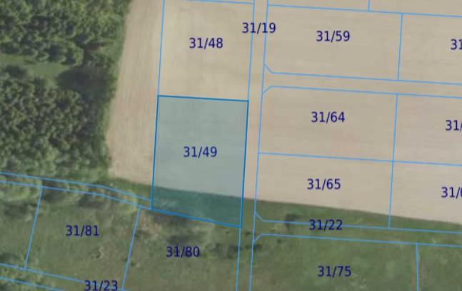 Działka| Grabowno Wielkie dz 31/49 | 0,3814 ha