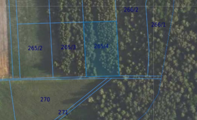 Działka| Grędzina dz 265/4 | 0,3537 ha