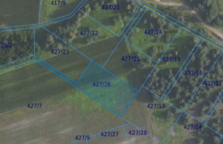 Działka| Grędzina dz 427/26 | 0,3572 ha