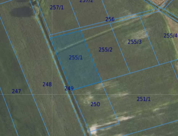 Działka| Grędzina dz 255/1 | 0,3750 ha