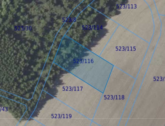 Działka | Miłoszyce dz. 523/116 | 0,3483 ha