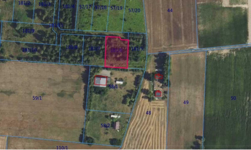 Działka | Cholewy dz. 181/6 | 0,1939 ha