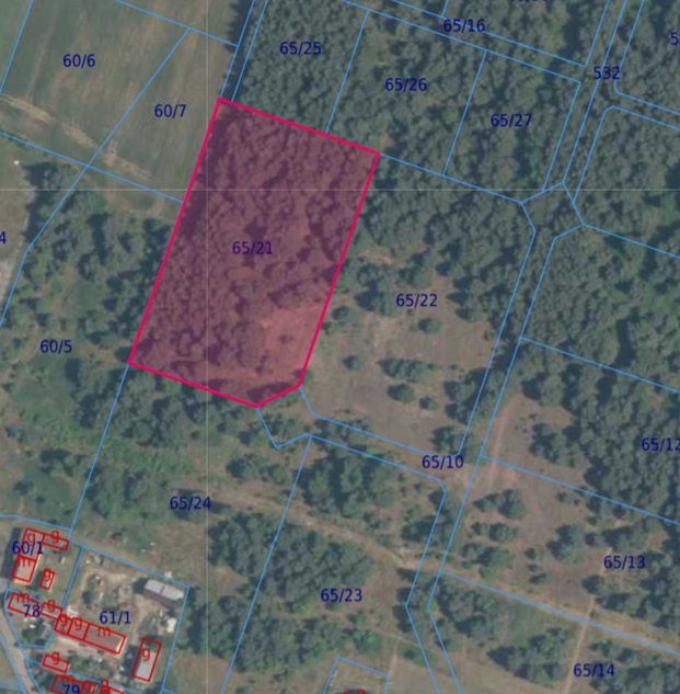Działka | BISKUPICE dz. 65/21 | 1,0767 ha