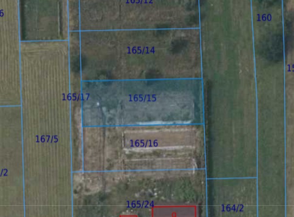 Działka | PISARY dz. 165/15 |  0,1050 ha