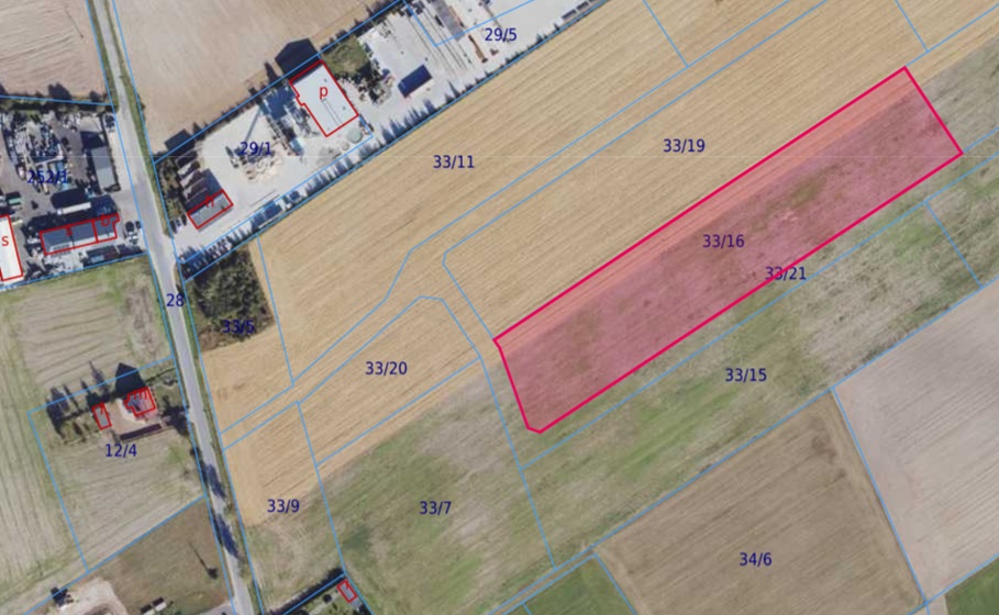 Działka| Biskupice dz. 33/16 | 1,2009 ha