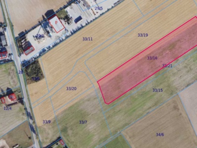 Działka| Biskupice dz. 33/16 | 1,2009 ha
