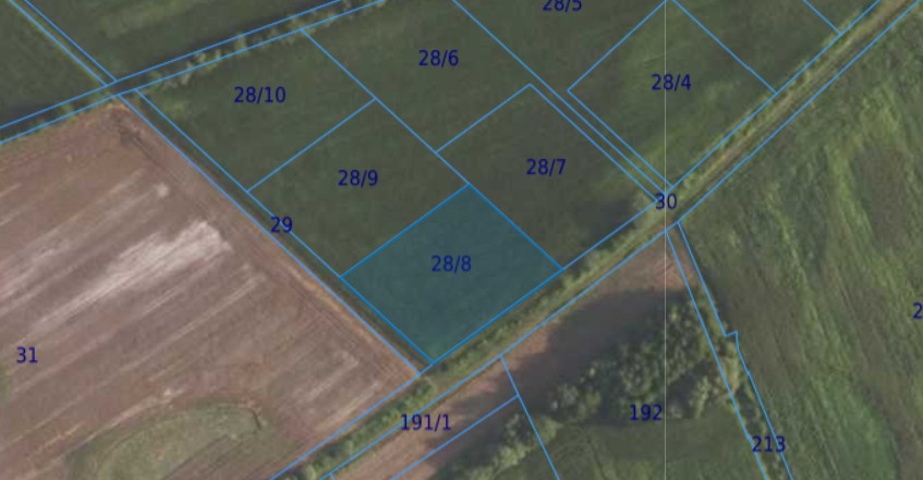 Działka| Grędzina dz 28/8 | 0,3001 ka