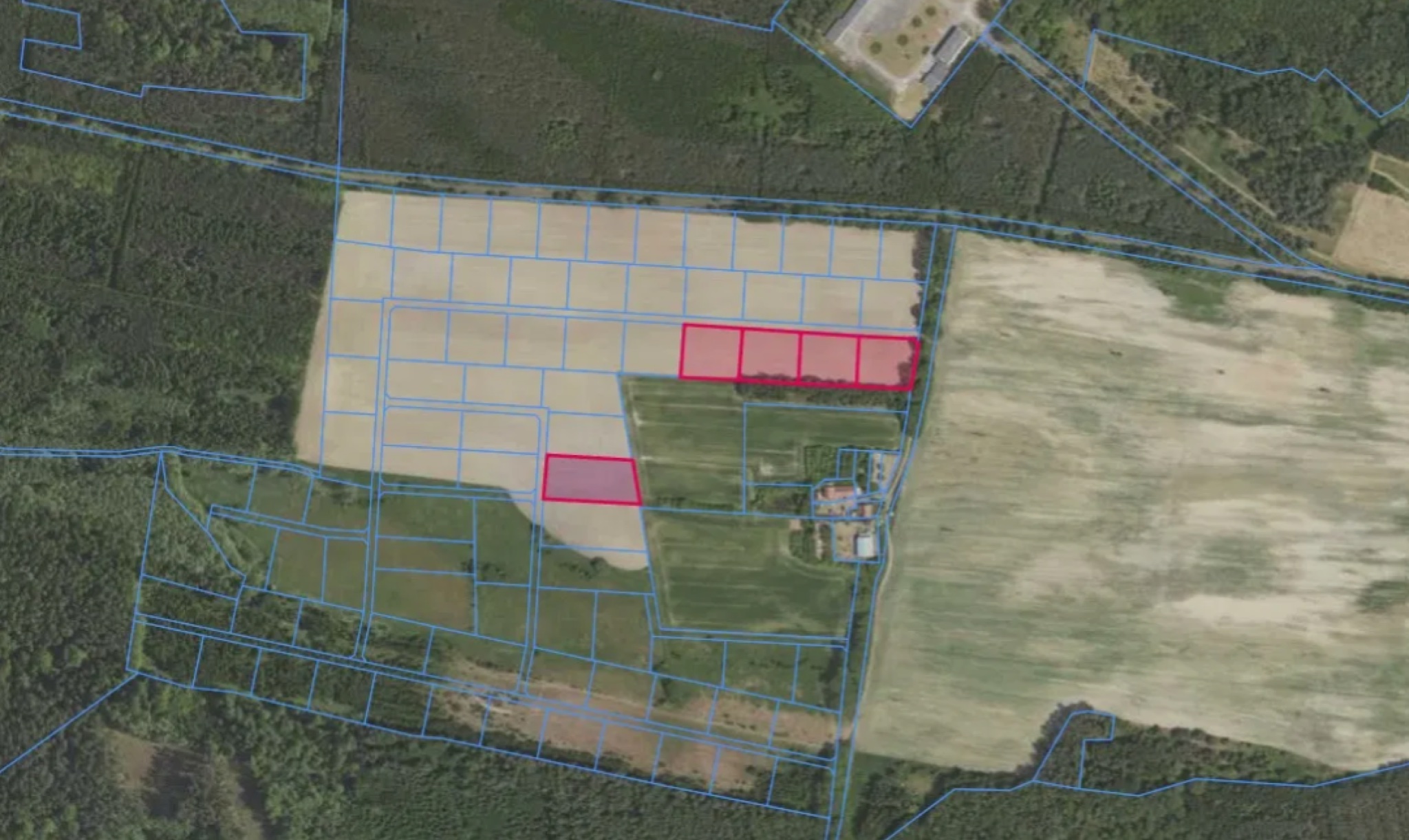 Grabowno Wielkie dz. 31/55, 31/56, 31/57, 31/58, 31/67