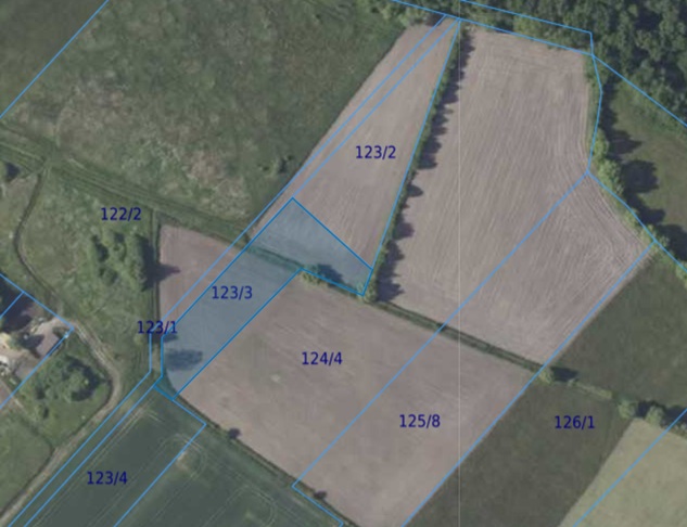 Działka| Dębina dz 123/3 | 0,3257 ha