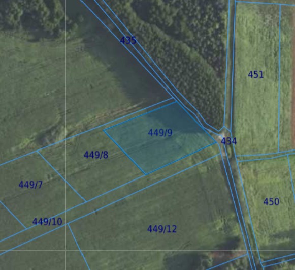 Działka| Grędzina dz 449/9 | 0,3000 ha