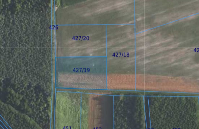 Działka| Grędzina dz 427/19 | 0,3499 ha
