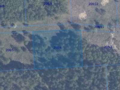 Działka | Lisewiec dz. 208/4 |  0,3001 ha