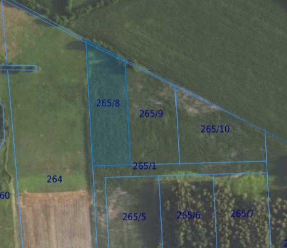Działka| Grędzina dz 265/8 | 0,3240 ha