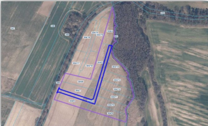 Działka | Żelisławiec dz. 304/3, 304/4, 304/5, 304/6, 304/7, 304/8, 304/9, 304/10, 304/11, 304/12, 304/13, 304/14 | 3,7633 ha