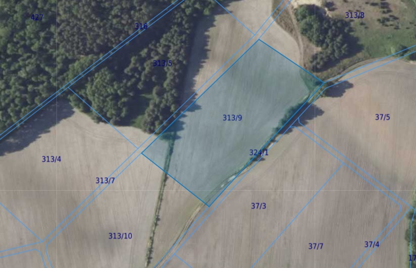 Działka| Chwałowice dz 313/9 | 1,4891 ha