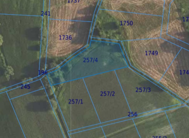Działka| Grędzina dz 257/4 | 0,3462 ha