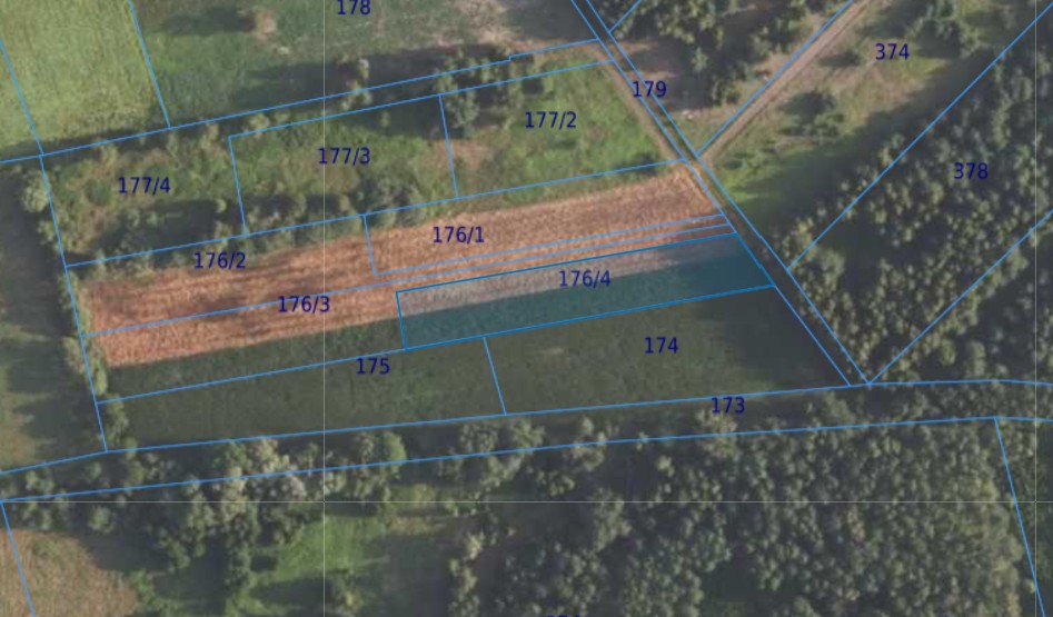 Działka| Grędzina dz 176/4 | 0,3010 ha