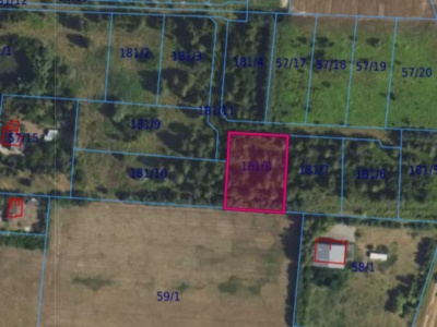 Działka| Cholewy dz 181/8 | 0,2003 ha