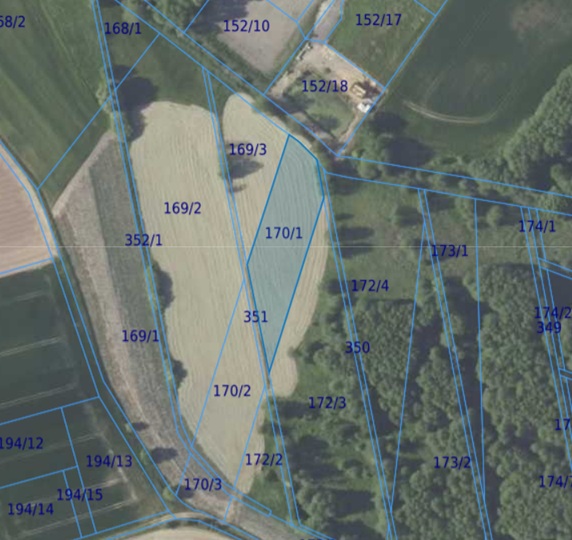 Działka | Dobra dz 170/1 |  0,2503 ha