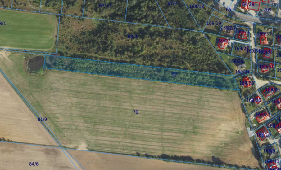 Działka| Dębogórze dz 69|  0,7537 ha