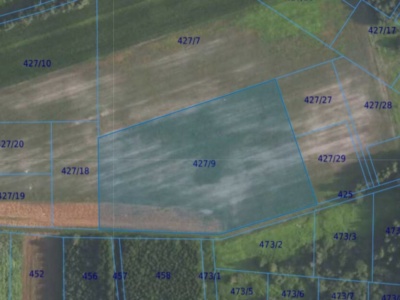 Działka| Grędzina dz 427/9| 1,9732 ha