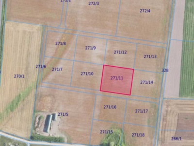 Działka| Brzyków dz 271/11 |  0,3024 ha
