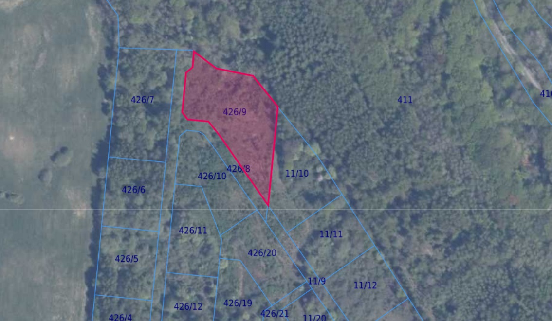Działka | Pręgowo Górne dz. 426/9 | 0,5451 ha