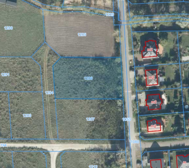 Działka | Borówiec dz. 1206 | 0,1870 ha