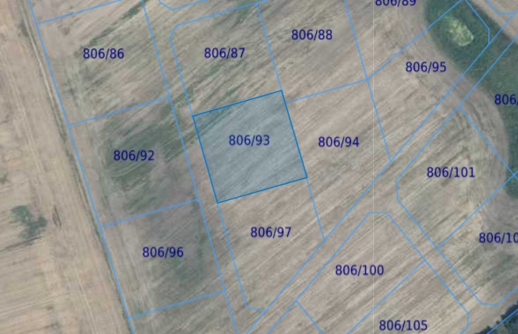 Działka| Gościno dz 806/93 | 0,3055 ha