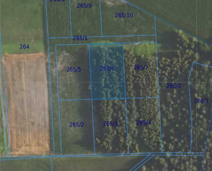 Działka| Grędzina dz 265/6 | 0,3538 ha