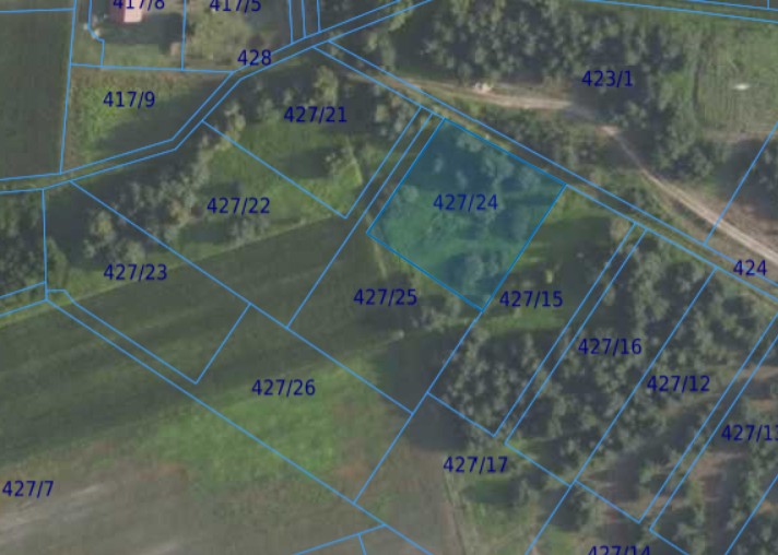 Działka| Grędzina dz 427/24 | 0,3001  ha