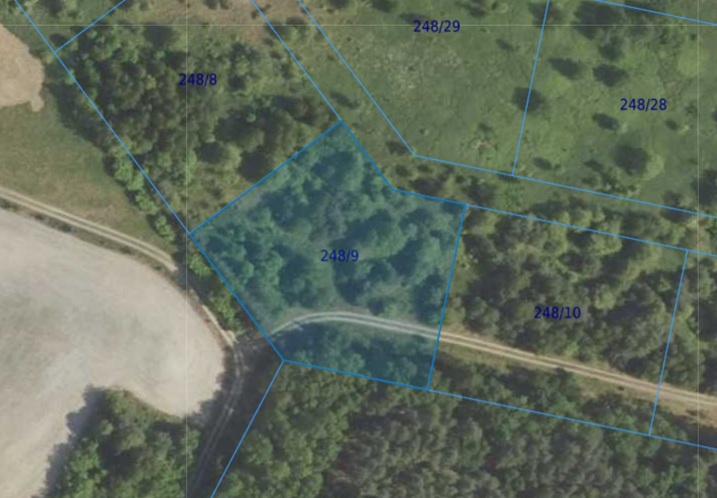 Działka| Dąbrowa dz 248/9 |  0,3083 ha