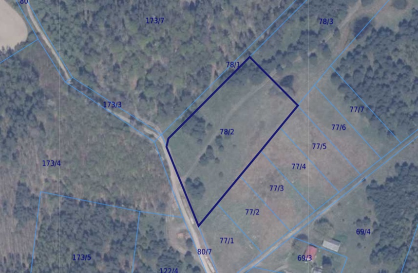 Działka | Błotnia dz 78/2 | 1,2195 ha