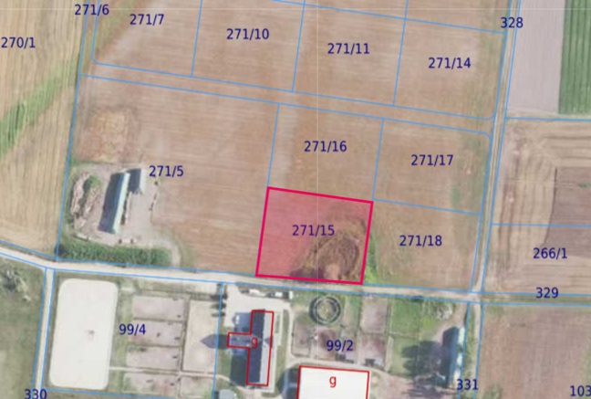 Działka| Brzyków dz 271/15 | 0,3020 ha