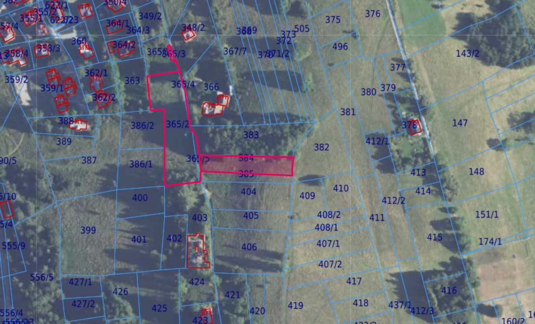 Działki | Zakopane ul. Smerkowa, dz. 384, 365/2-365/5 | 0,3943 ha