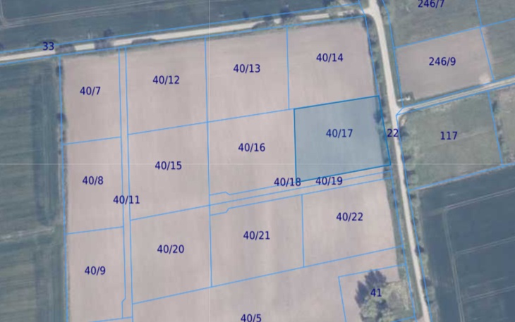 Działka | Bronowo dz 40/17 |  0,3653 ha