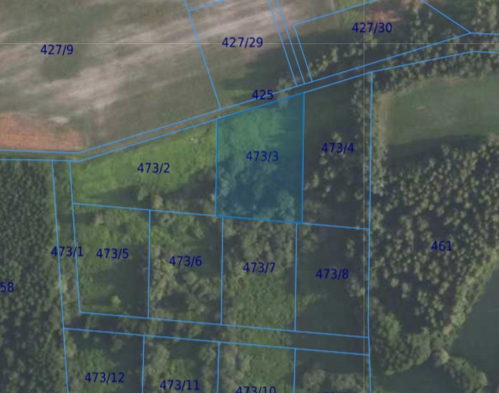 Działka| Grędzina dz 473/3 | 0,3700