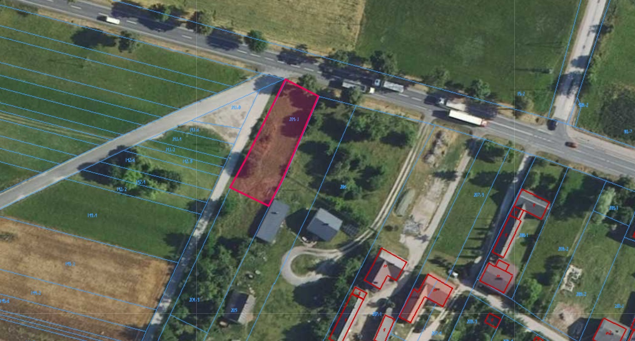 Działka | Wójcin dz. 204/1 | 0,0800 ha