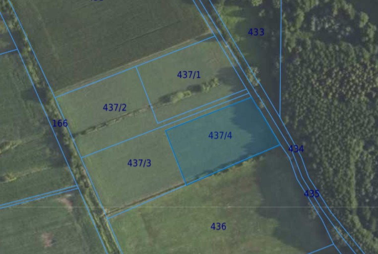 Działka| Grędzina dz 437/4 | 0,4000 ha