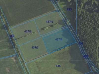 Działka| Grędzina dz 437/4 | 0,4000 ha