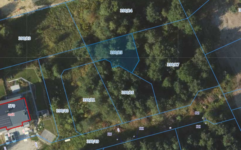 Działka | Bojano dz 398/25 | 0,0246 ha