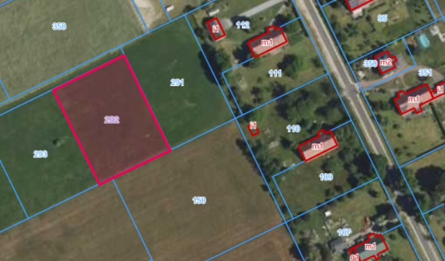 Działka | Gwoździany dz.292 | 0,3049 ha