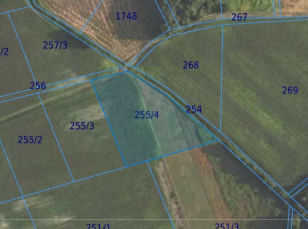 Działka| Grędzina dz 255/4 | 0,4392 ha
