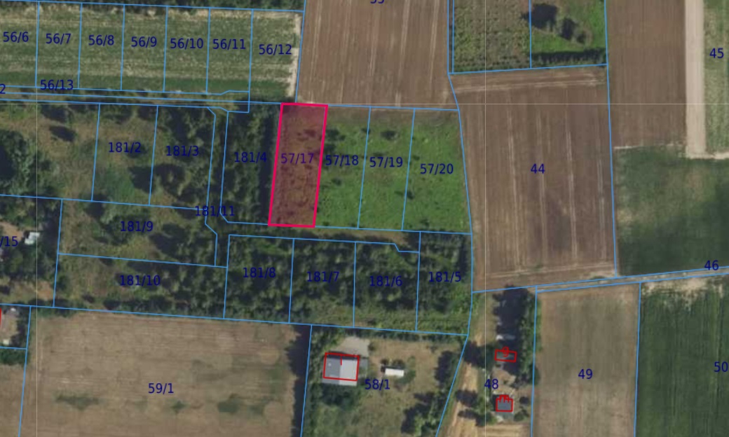 Działka | Cholewy dz. 57/17 | 0,1980 ha