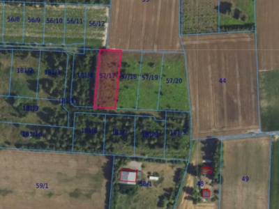 Działka | Cholewy dz. 57/17 | 0,1980 ha