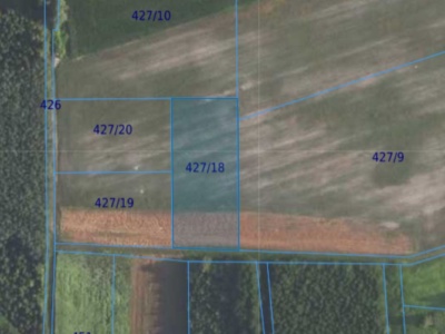 Działka| Grędzina dz 427/18 | 0,4059 ha